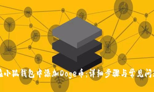 如何在小狐钱包中添加Doge币：详细步骤与常见问题解析