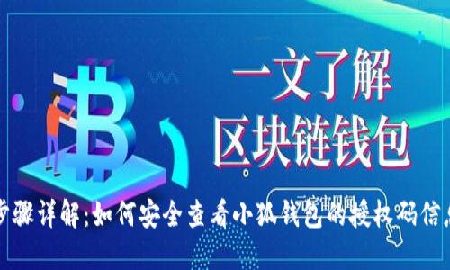 步骤详解：如何安全查看小狐钱包的授权码信息