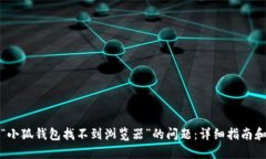 如何解决“小狐钱包找不到浏览器”的
